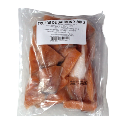 [051545] Salmón Trozos Pesco 500Gr