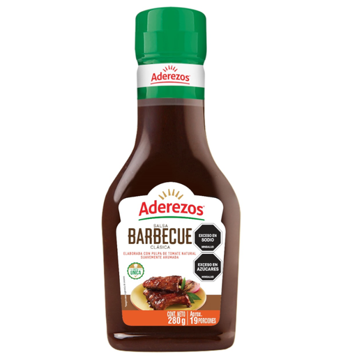 [005502] Salsa Aderezos Bbq Clásica Frasco 280 Gr