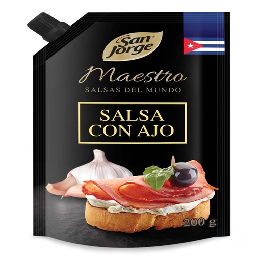 [052689] Salsa Con Ajo San Jorge Doypak 200Gr