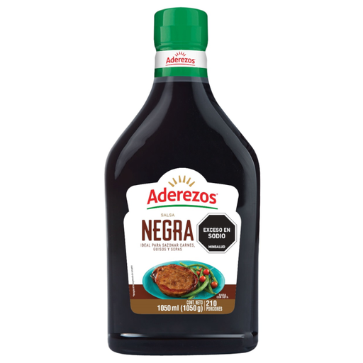 [005500] Salsa Negra Aderezos Frasco 1050Gr