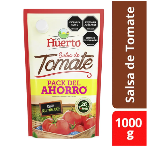 [049222] Salsa Tomate Del Huerto Doypack 1000Gr