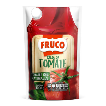 [049109] Salsa Tomate Fruco Doypack 1000Gr