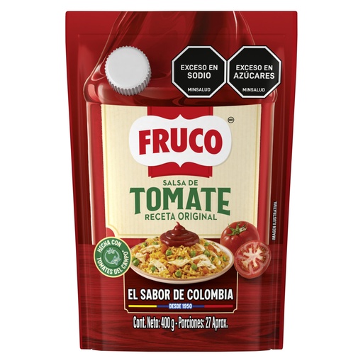 [005975] Salsa Tomate Fruco Doypack 400Gr 