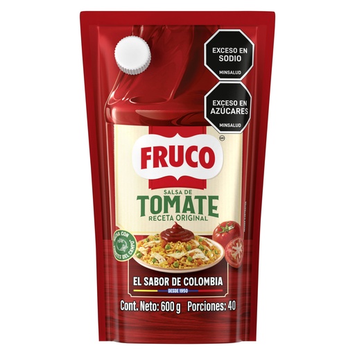 [012948] Salsa Tomate Fruco Doypak 600Gr