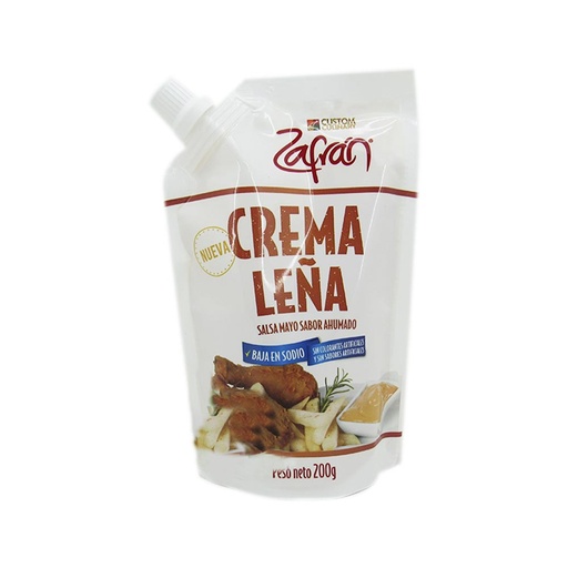 [051275] Salsa Zafrán Crema Leña Doypak 200Gr