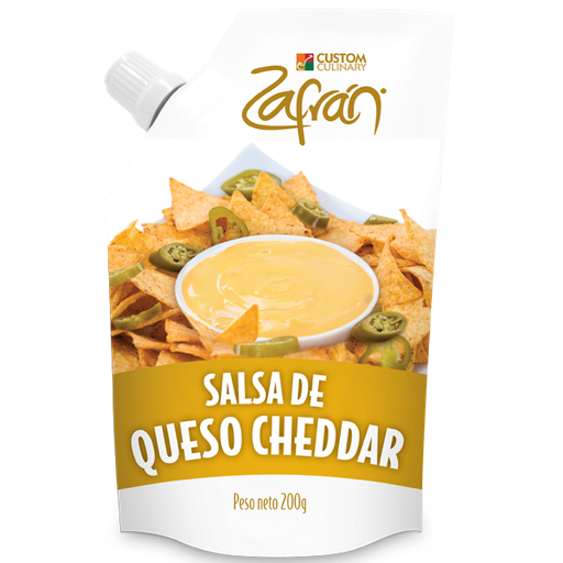 [048274] Salsa Zafrán Queso Cheddar 200Gr