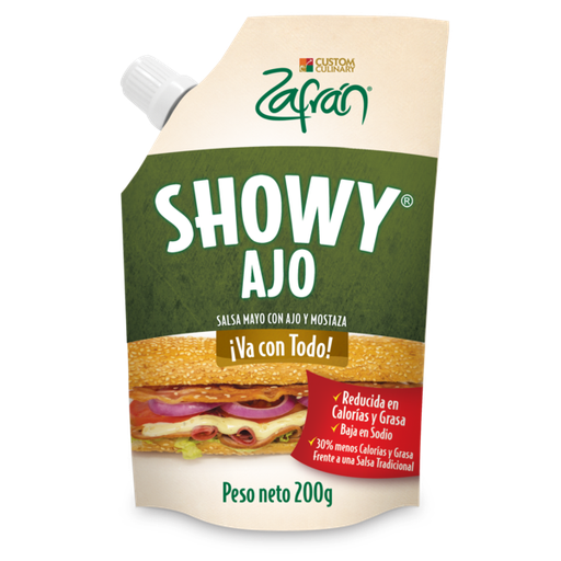 [048273] Salsa Zafrán Showy Ajo 200Gr