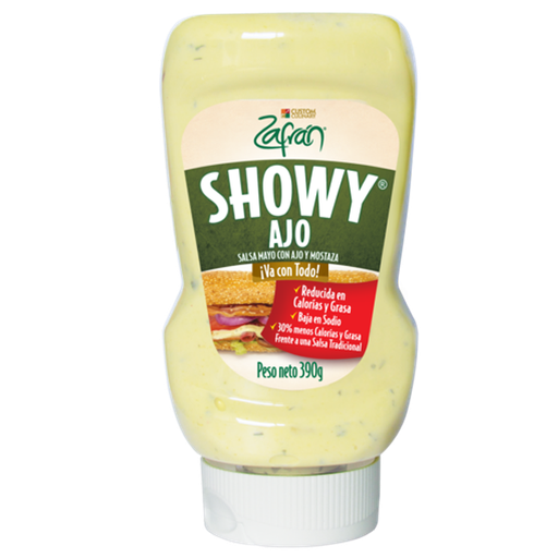 [041365] Salsa Zafrán Showy Ajo 390Gr