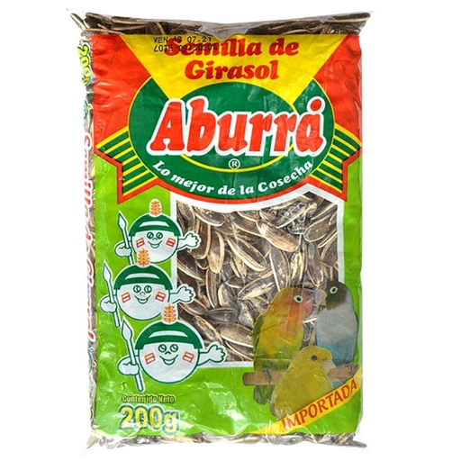 [015682] Semillas Aburra Girasol 200Gr