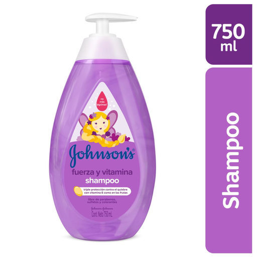 [050355] Shampoo Johnson's Baby Fuerza Vitamina 750Ml