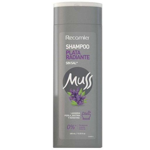 [053225] Shampoo Muss Plata Radiante 400Ml
