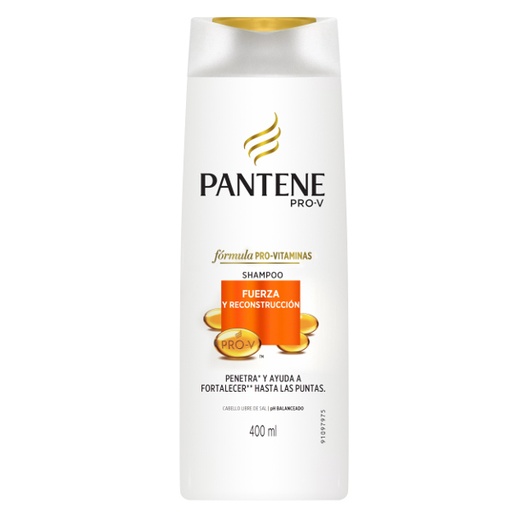 [046834] Shampoo Pantene Fuerza y Reconstrucción 400Ml