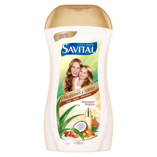 [052009] Shampoo Savital Multioleos 550Ml