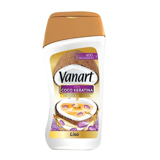 [051190] Shampoo Vanart Liso 600Ml