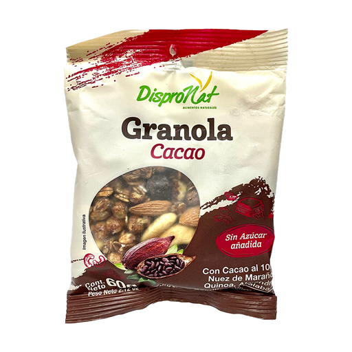 [052477] Snack Granola Dispronat Cacao 60Gr