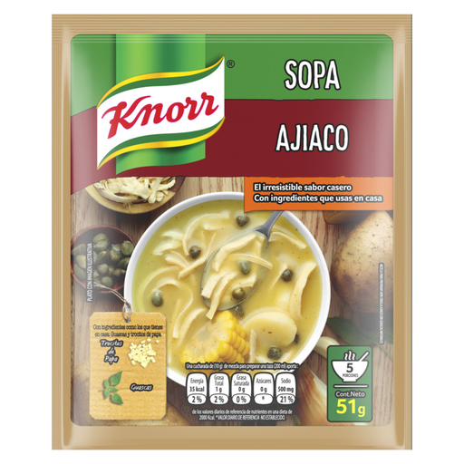 [016302] Sopa  Ajiaco Knorr 51Gr