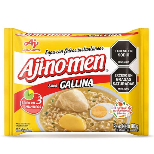 [041728] Sopa Fideos Ajinomen Gallina 80Gr