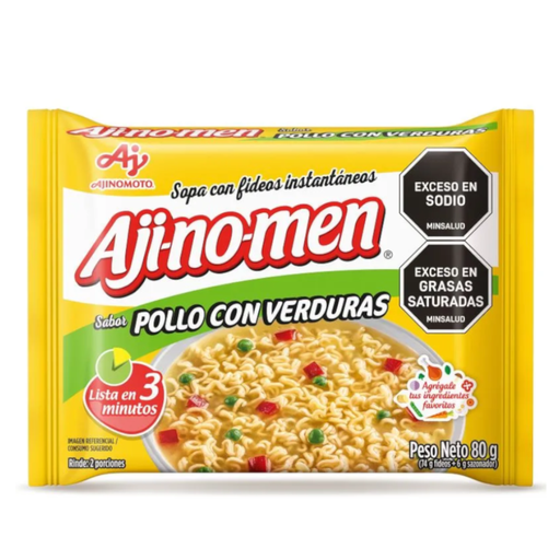 [041731] Sopa Fideos Ajinomen Pollo Verduras 80Gr