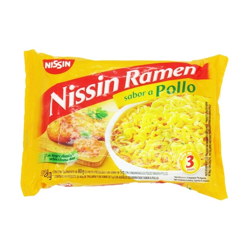 [050181] Sopa Fideos Nissin Pollo 85Gr