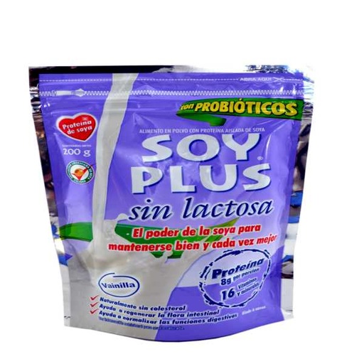 [003130] Soyplus Polvo Sin Lactosa Vainilla 200Gr