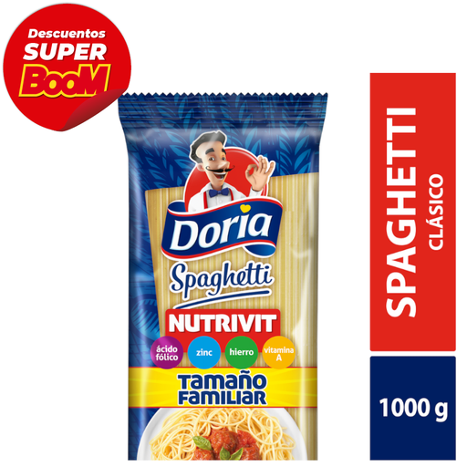 [001119] Spaghetti Doria 1000Gr Precio Especial