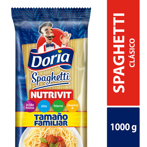 [001119] Spaghetti Doria 1000Gr Precio Especial