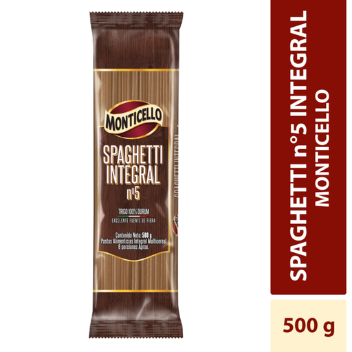 [043423] Spaghetti Monticello Integral 500Gr