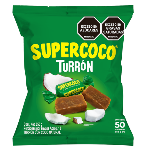 [045049] Turron Supercoco 50 Unidades 250Gr