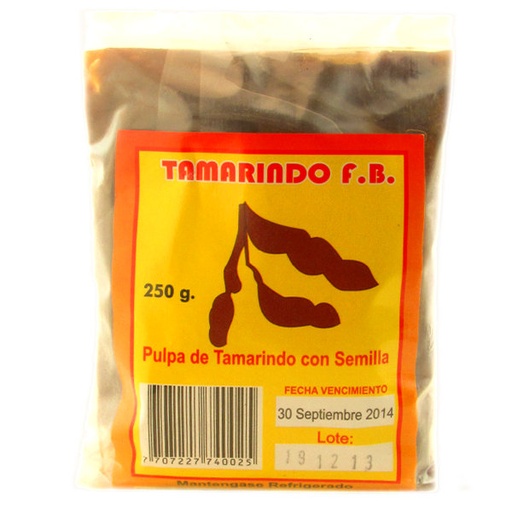 [007601] Tamarindo Pulpa Fb 250Gr
