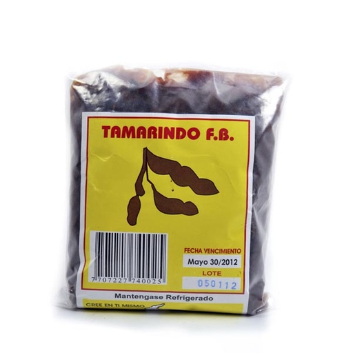 [007602] Tamarindo Pulpa Fb 500Gr