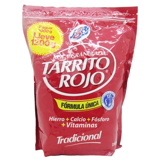 [049353] Tarrito Rojo Tradicion Doypak Pague 1000Gr Lleve 1200Gr