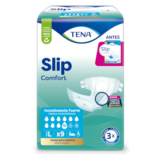 [040882] Tena Slip Confort L 9 Unidades