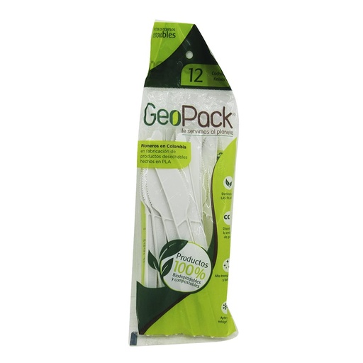 [051314] Tenedores Ecológicos Geopack 12 Unidades