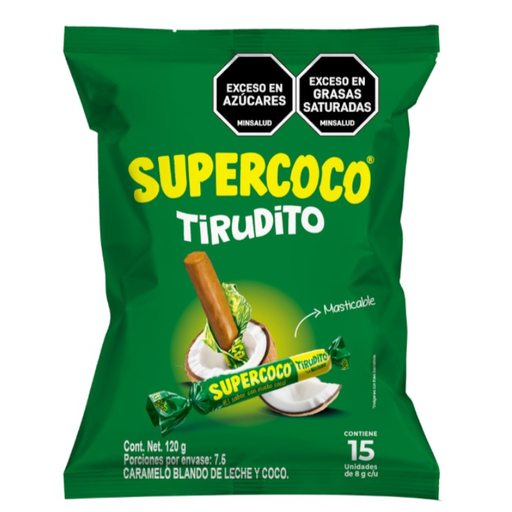 [050705] Tirudito Supercoco 15 Unidades 120Gr