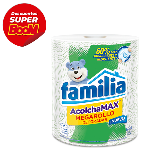 [000739] Toallas Cocina Familia Acolchadas Mega Decoradas 1 Unidad
