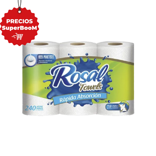 [014049] Toallas Cocina Rosal Towels 3 Unidades