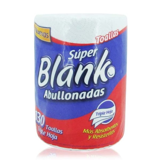[022879] Toallas Cocina Super Blanko Abullonada 130 Hojas
