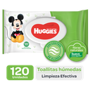 Toallas Humedas Huggies Limpieza Efectiva 120 Unidades