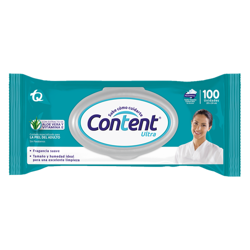 [052119] Toallas Húmedas Content Ultra 100 Unidades