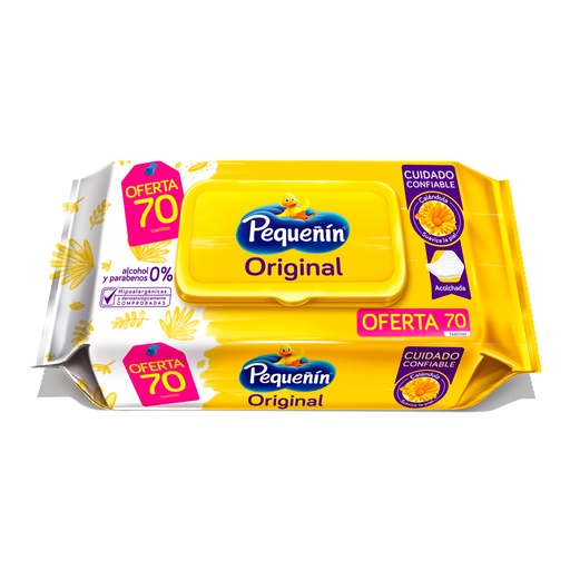 [010703] Toallitas Húmedas Pequeñín Karité Pague 50 Lleve 70