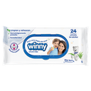 Toallitas Húmedas Winny Aloe Vera Vitamina E 24 Unidades