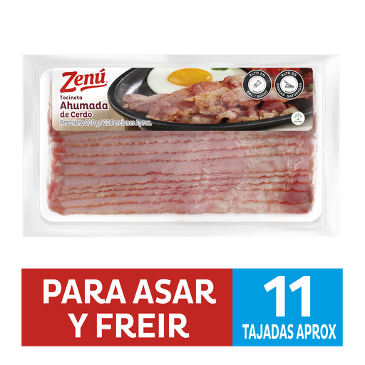 [019334] Tocineta Ahumada Zenú 200Gr