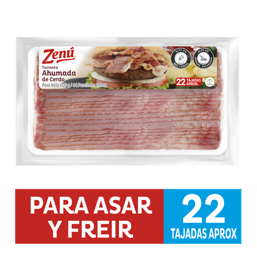 [019335] Tocineta Ahumada Zenú 400Gr