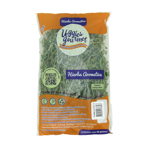 [017536] Tomillo Veggies Gourmet Bolsa 50Gr