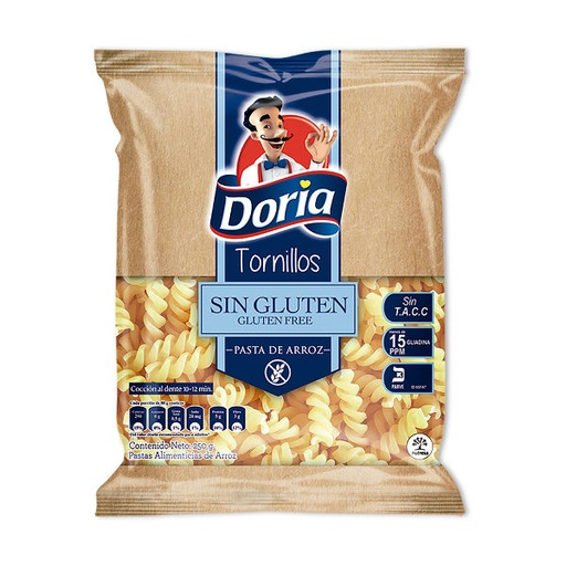 [042733] Tornillos Doria Sin Gluten 250Gr