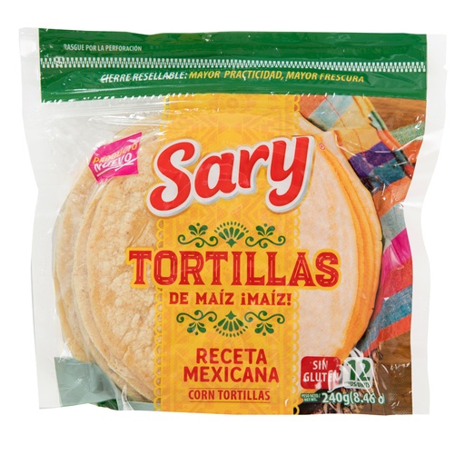 [051609] Tortillas Maíz Sary 12 Unidades