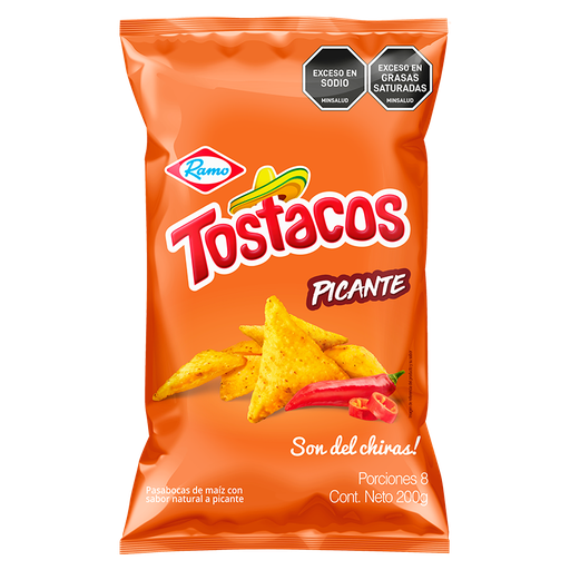 [019195] Tostacos Picante 200Gr