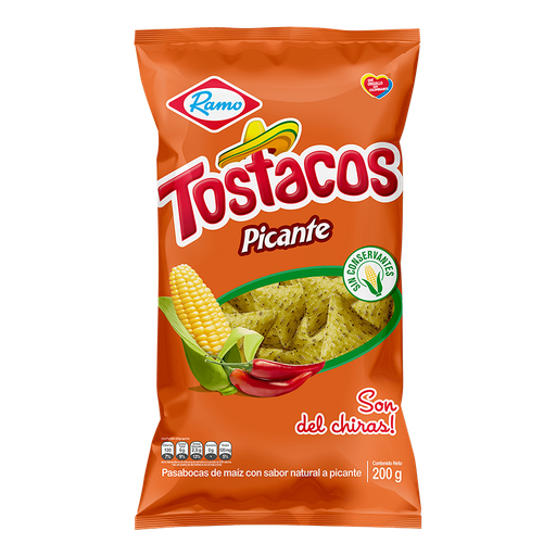 [019195] Tostacos Picante 200Gr