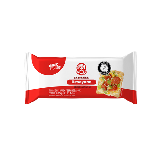 [005759] Tostadas Clásicas Susanita 12 Unidades 125Gr