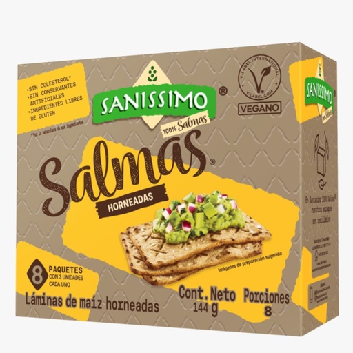 [011297] Tostaditas Maiz Horneadas Salmas Sanissimo 144Gr